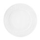 Teller flach 28 cm Relief schmal NORI weiß