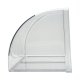 Thekenaufsatz - Vitrine 635 x 250 mm