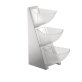Multi-Rack, 3-stufig 21 x 16 cm, H: 41 cm Edelstahl