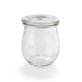 Weck-Glas mit Deckel 220 ml 12er-Pack
