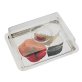 Auslageplatte 25 x 19 cm mit Haube