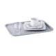 Fast Food-Tablett 41 x 30,5 cm grau