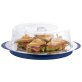 Thermo-Tablett 5-teilig rund 350 x mm Transparent, blau