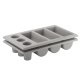 Besteckkasten GN 1/1 6 Mulden grau 535 x 325 mm