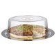 Buffet Platte FINESSE Ø 38 cm mit Haube 10 Edelstahl