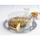 Buffet Platte FINESSE Ø 38 cm mit Haube 10 Edelstahl