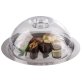 Buffet Platte FINESSE Ø 22 cm mit Abdeckhaube ohne Griffe Edelstahl