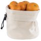 Brottasche Ø 20cm mit Kirchkernkissen beige