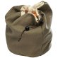 Brottasche Ø 20 cm mit Kirchkernkissen beige/braun