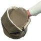 Brottasche Ø 20 cm mit Kirchkernkissen beige/braun