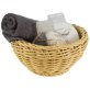 Korb rund 16cm beige