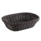Korb rechteckig 26,5 x 19cm schwarz