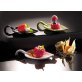 Fingerfood-Löffel -LEAF- weiß, Melamin 100 x 45 mm
