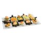 Fingerfood-Teller weiß 120 x 95 mm