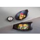 Blattschale -MARONE- 255 x 140 mm