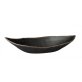 Blattschale -MARONE- 360 x 190 mm