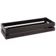 Holzbox -SUPERBOX- GN 2/4 schwarz 555 x 185 mm