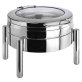 Chafing Dish rund -PREMIUM- 6 l mit Glasdeckel