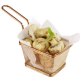 Servier-Frittierkorb -SNACKHOLDER- 10 x 8,5 cm Edelstahl