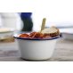 Schale -ENAMELWARE- 0,5 l Ø 13 cm weiß/weiß