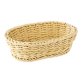 Korb oval 19 x 12 cm beige