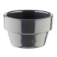 Schale -FLOWER POT- Ø 6 cm grau
