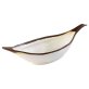 Blattschale -CROCKER- 42 cm creme