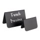 Tischaufsteller schwarz 7,5 cm 10er Pack