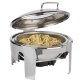 Chafing Dish EASY INDUCTION rund 46 x 50 460 500 mm Edelstahl
