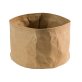 Brottasche PAPERBAG rund 17 cm beige