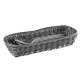Besteckkorb ECONOMIC oval anthrazit 270 x 100 mm
