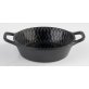 Schale MINI 8,5 cm zwei Griffe schwarz