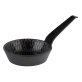 Schale MINI 8,5 cm ein Griff schwarz