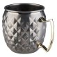 Becher MOSCOW MULE Antik-Edelstahl-Look 95 x 120 mm