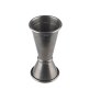 Barmaß 2/4 cl Antik-Edelstahl-Look 45 x mm