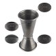 Barmaß 2/4 cl Antik-Edelstahl-Look 45 x mm