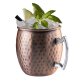 2er Set Becher MOSCOW MULE Antik-Kupfer-Look 90 x 120 mm Edelstahl