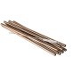Trinkhalme 11er Set Ø 8 mm Kupfer-Look