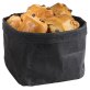 Brottasche 12 x 11 cm schwarz