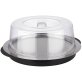 Thermo Tablett-Set kühlbar rund Ø 35 cm Schwarz, transparent