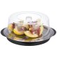 Thermo Tablett-Set kühlbar rund Ø 35 cm Schwarz, transparent