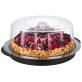 Thermo Tablett-Set kühlbar rund Ø 35 cm Schwarz, transparent