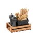 Table Caddy OLIVE 22 x 15 cm H: 6 Braun,
