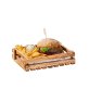 Table Caddy OLIVE 25 x 18 cm H: 6 Braun,