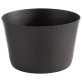 Schale LEVANTE Ø 8,5 cm H: 5,5 grey black Edelstahl