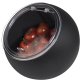 Servierset MOON schwarz Schale mit Klappdeckel 190 x mm