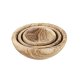 Schale OLIVE Ø 10 cm H: 4 Braun,