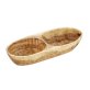 Schale OLIVE 26,5 x 11 cm H: 5 Braun,