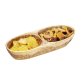 Schale OLIVE 26,5 x 11 cm H: 5 Braun,