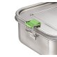 Lunchbox L Edelstahl 20,5 x 14,5 cm